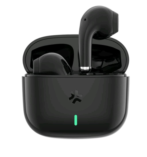 CELLY TIPS1 AURICOLARI TRUE WIRELESS BLUETOOTH 5.3 CON CUSTODIA DI RICARICA USB-C CAVO INCLUSO MUSICA E CHIAMATE NERO
